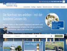 Tablet Screenshot of cassen-eils.de